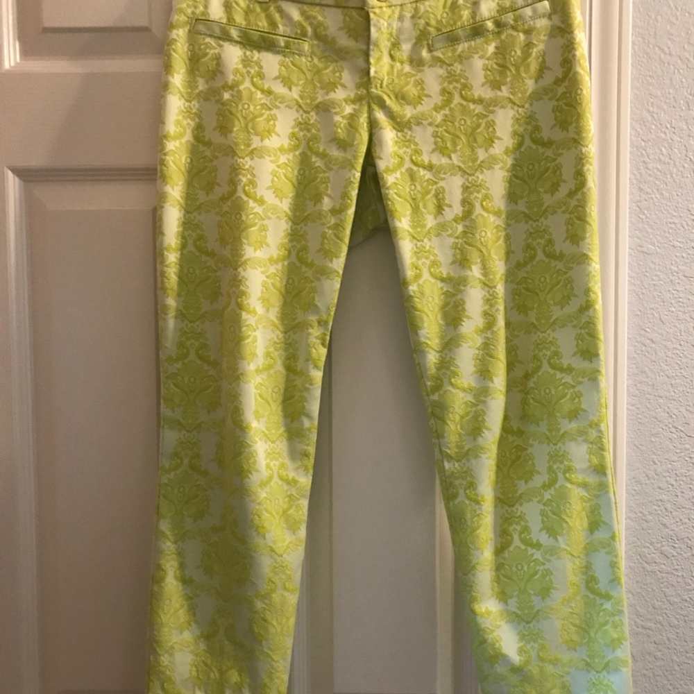 CARTONNIER Pants Anthropologie Brocade Size 2